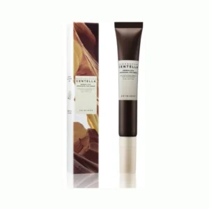 Empaque de SKIN1004 Madagascar Centella Probio-Cica Bakuchiol Eye Cream: tubo y caja sobre fondo neutro