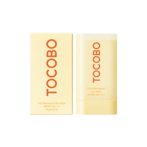 Tocobo Vita Waterproof Sun Stick SPF 50+ PA++++ con su empaque original color naranja.