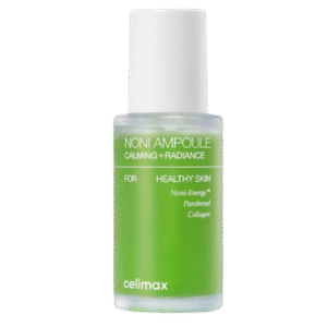 Suero facial coreano Noni Energy Ampoule de 30 ml en su envase original sobre fondo blanco.