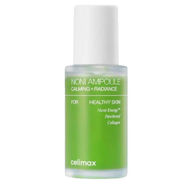 Suero facial coreano Noni Energy Ampoule de 30 ml en su envase original sobre fondo blanco.