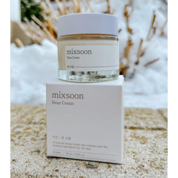 mixsoon-bean-cream-caja Crema facial Mixsoon Bean Cream junto a su caja original