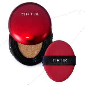 Base cushion Mask Fit Red Mini Cushion de TIRTIR en su envase.